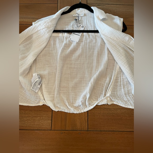 Mango white button up - Picture 9 of 10